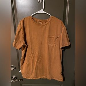 URBAN OUTFITTERS - worn XL men’s standard for brown tee with pocket
